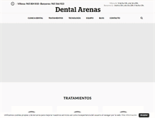 Tablet Screenshot of dentalarenas.com